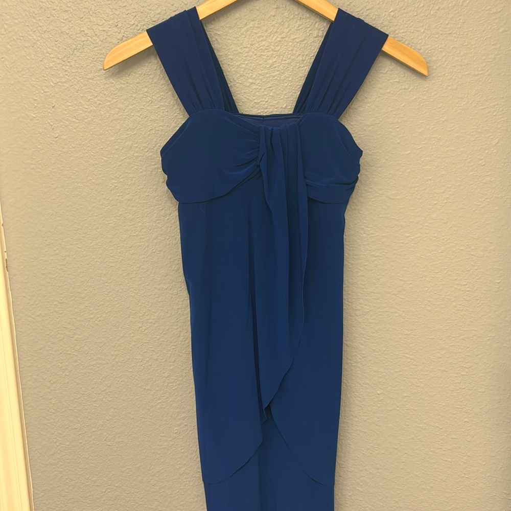 Navy blue mini dress